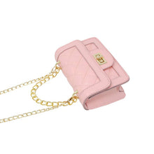 Load image into Gallery viewer, Tiny Pink Quilted Mini Purse
