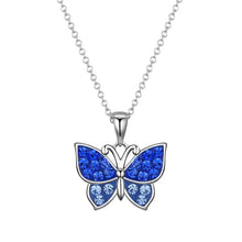 Load image into Gallery viewer, Crystal Butterfly Necklace
