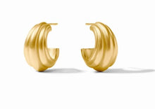 Load image into Gallery viewer, Portofino Gold Statement Hoop Earring
