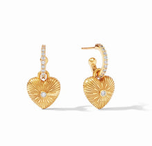 Load image into Gallery viewer, Esme Heart Hoop &amp; Charm Earring
