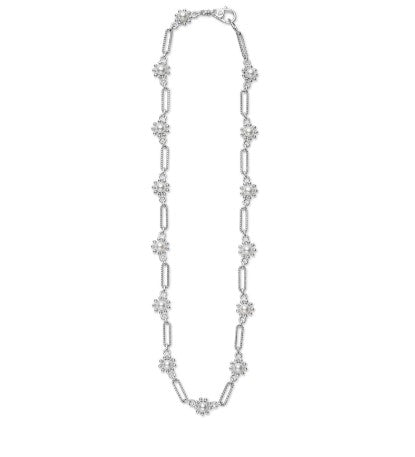 Luna  Fleur Pearl Link Necklace