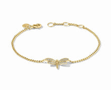 Load image into Gallery viewer, Dragonfly Pave Delicate Bracelet
