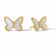 Load image into Gallery viewer, Mother of Pearl Papillon Stud
