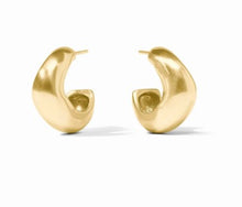 Load image into Gallery viewer, Wave Gold Hoop
