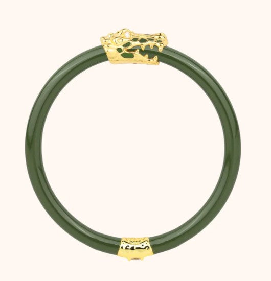 Fauna Crocodile All Weather Bangle® (AWB®) - Jade