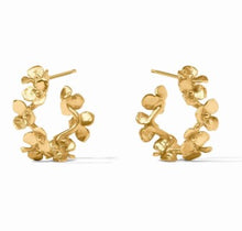 Load image into Gallery viewer, Gold Bloom Hoop
