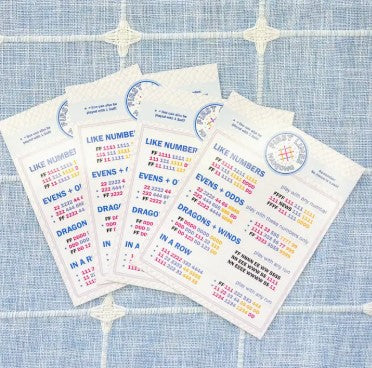 First Lines Simplified Mahjong Line Cards For Beginners