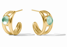 Load image into Gallery viewer, Laguna Stone Hoop Earring
