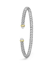 Load image into Gallery viewer, LAGOS Two-Tone Mini Versa Torque Bracelet | 3mm
