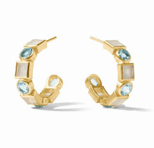 Load image into Gallery viewer, Aquamarine Blue Jolie Hoop
