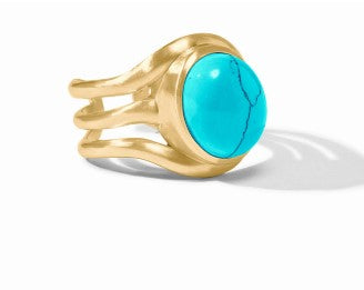 Wave Turquoise Stone Ring