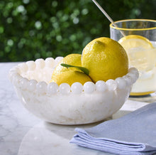 Load image into Gallery viewer, Modern Pop White Beaded Rim Bowl
