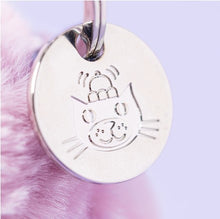 Load image into Gallery viewer, Thistlepop Blossom Bunny Bag Charm
