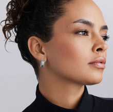 Load image into Gallery viewer, LAGOS Silver Caviar Beaded Huggie Earrings
