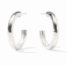 Load image into Gallery viewer, Silver Havana Hoop

