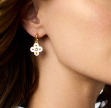 Load image into Gallery viewer, Champagne Colette Hoop &amp; Charm Earring
