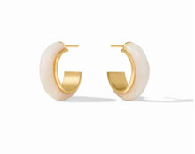 Load image into Gallery viewer, Colette Carnaby Hoop Earring - Alabaster
