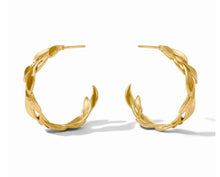 Load image into Gallery viewer, Gold Willow Hoop Earring
