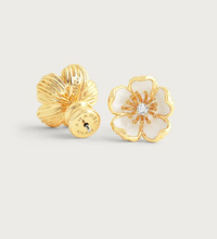Load image into Gallery viewer, Wildflowers Enameled Stud Earrings
