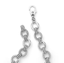 Load image into Gallery viewer, LAGOS Sterling Silver Fluted Oval Link Bracelet
