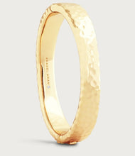 Load image into Gallery viewer, Gold Farrier Wide Hinged Bangle
