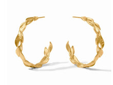 Load image into Gallery viewer, Gold Willow Hoop Earring
