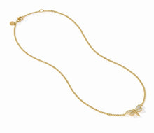Load image into Gallery viewer, Dragonfly Pave Delicate Necklace
