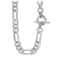 Load image into Gallery viewer, LAGOS Large Sterling Silver Caviar Link Necklace
