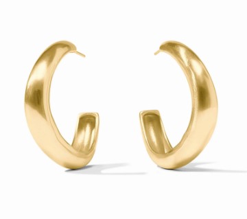 Wave Gold Hoop