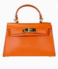 Load image into Gallery viewer, Melb Italian Leather Elegant Structured Handbag
