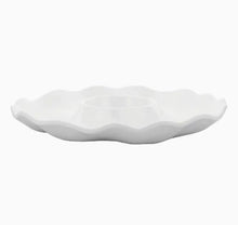 Load image into Gallery viewer, White 16" Melamine Chip &amp; Dip
