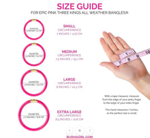 Load image into Gallery viewer, Epic Pink Three Kings All Weather Bangles
