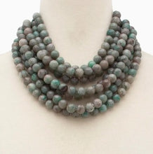 Load image into Gallery viewer, Chunky Beaded Layered Magnetic Necklace
