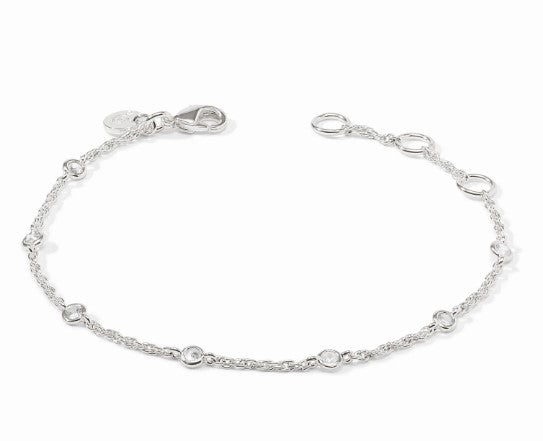 Silver Celeste Delicate CZ Bracelet