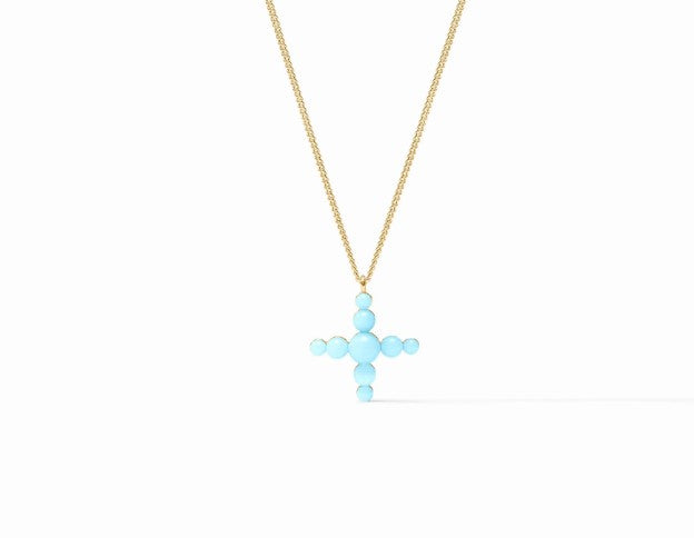 Gumdrop Powder Blue Delicate Necklace