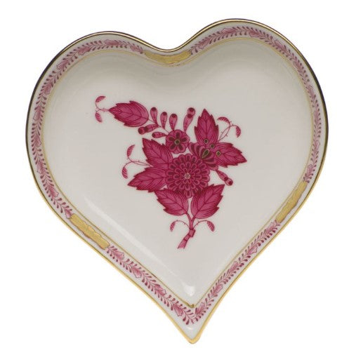 Raspberry Small Heart Tray