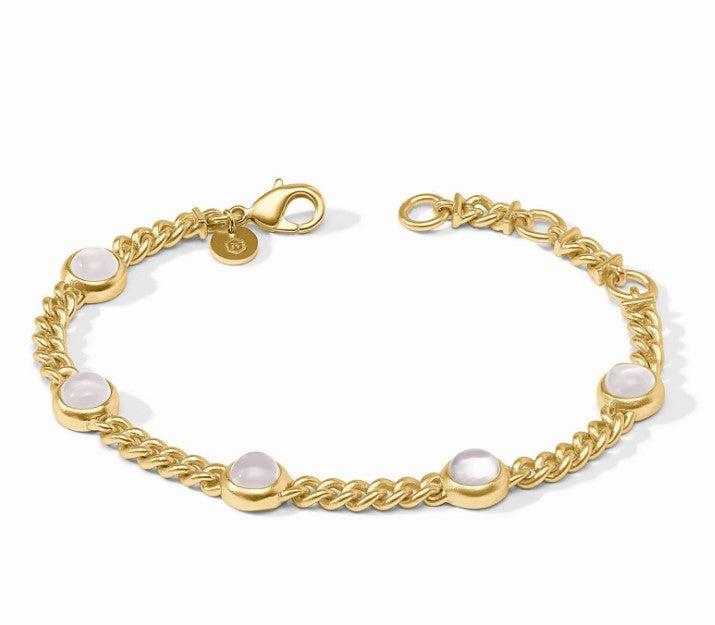 Dolce Delicate Iridescent Clear Crystal Bracelet