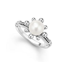 Load image into Gallery viewer, LAGOS Luna Fleur Pearl Ring

