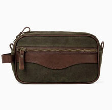 Load image into Gallery viewer, Forest Campaign Waxed Canvas Shave Kit

