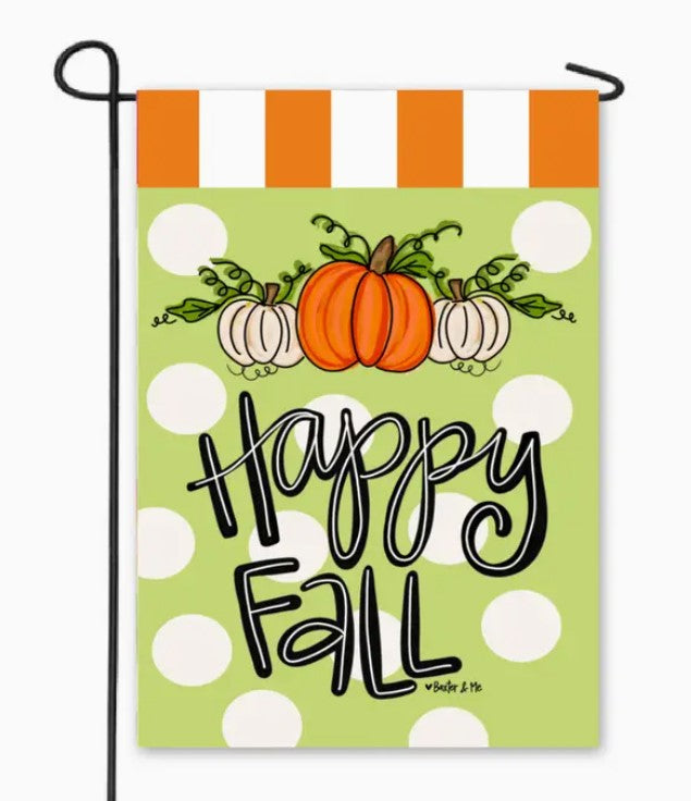 Pumpkins All Around Garden Flag