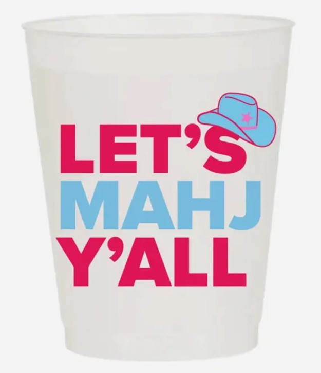 Let's Mahj Y'all Frost Flex Cups