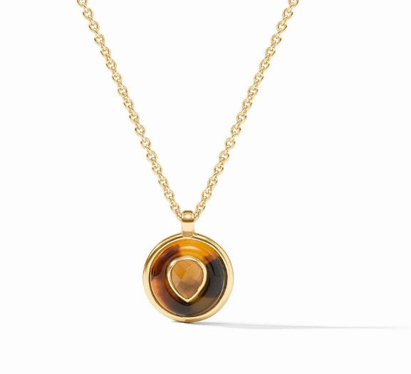 Tortoiseshell Carnaby Delicate Necklace
