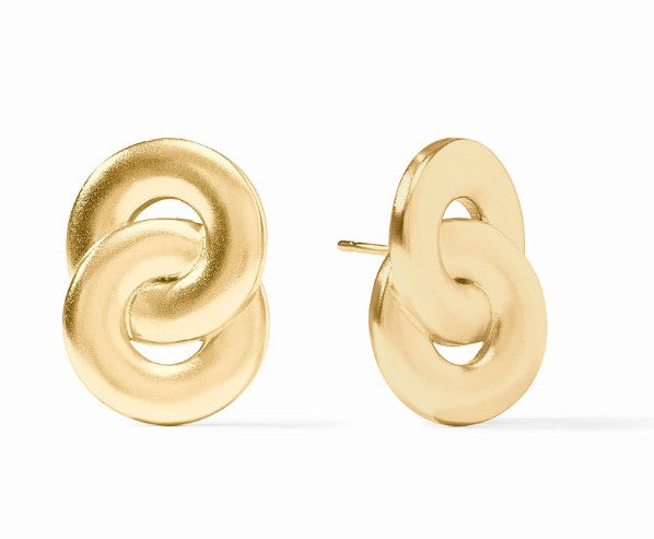 Gold Infinity Earring