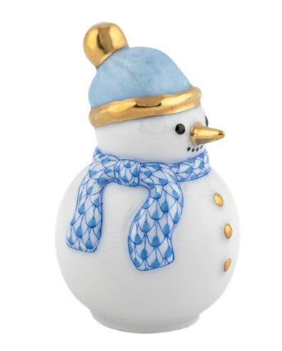 Blue Mini Snowman