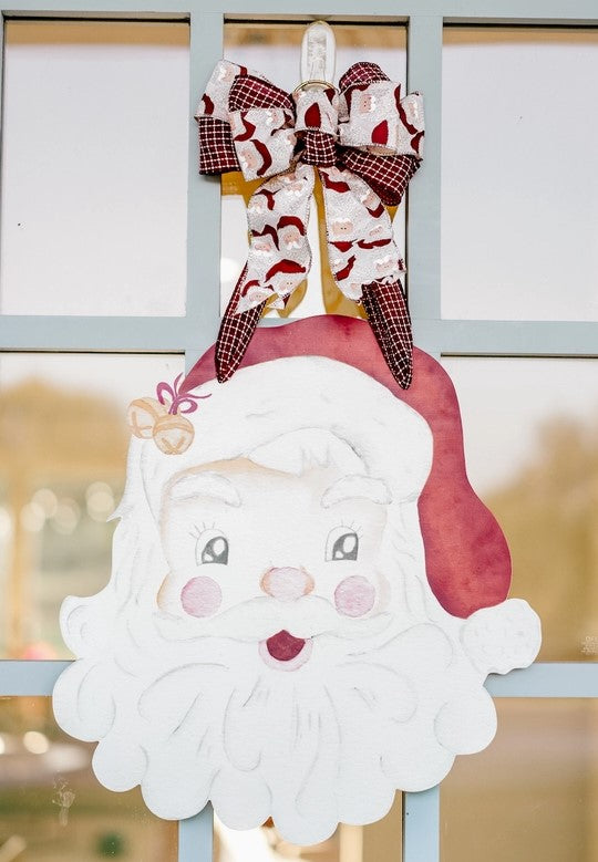 Holly Jolly Santa Door Hanger