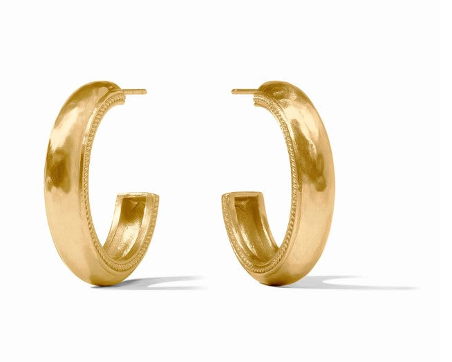 Medium Gold Cannes Hoop