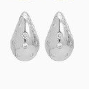Load image into Gallery viewer, Clear CZ Tear Drop Shape Earrings
