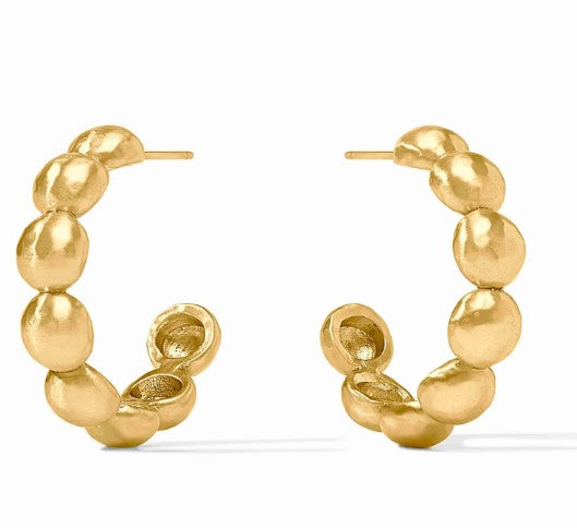 Medium Solara Nova Gold Hoop