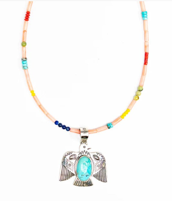 Silver Thunderbird Necklace