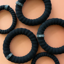 Load image into Gallery viewer, Large Nylon Hair Ties - Jet Black

